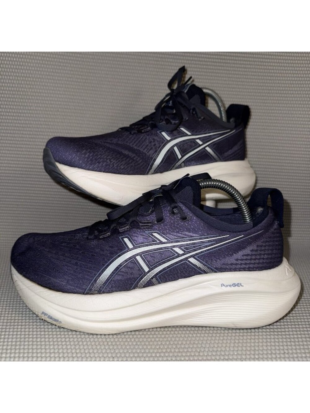 Asics Gel-Nimbus 27 Indigo Fog Cool Grey Running Sneakers Women’s Size 9